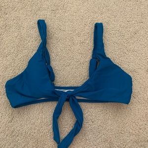 blue tie top